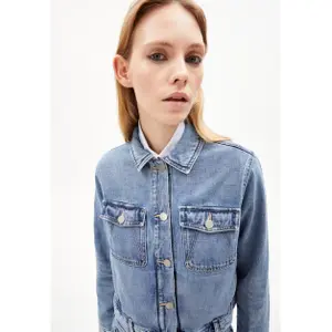 Casaco de ganga feminino ARMEDANGELS Blusonaa image-6