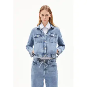 Casaco de ganga feminino ARMEDANGELS Blusonaa image-1