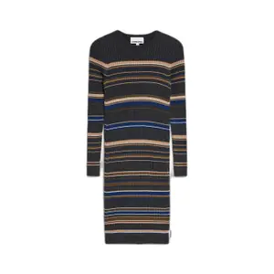 Striped women's sweater dress ARMEDANGELS Liaa Rn image-0