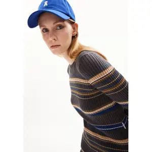 Striped women's sweater dress ARMEDANGELS Liaa Rn image-5
