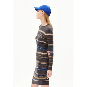 Striped women's sweater dress ARMEDANGELS Liaa Rn image-4