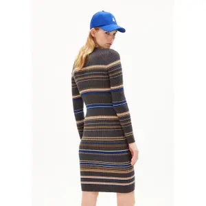Striped women's sweater dress ARMEDANGELS Liaa Rn image-3