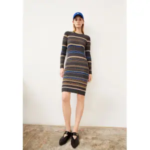 Striped women's sweater dress ARMEDANGELS Liaa Rn image-2