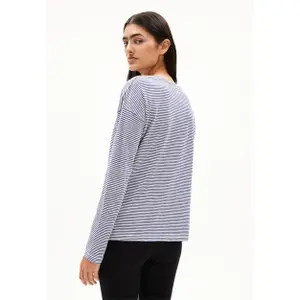 Damska koszulka z długim rękawem Armedangels Xianaa Stripes image-3