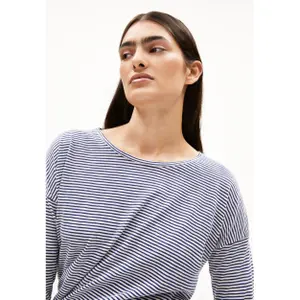 Damska koszulka z długim rękawem Armedangels Xianaa Stripes image-4