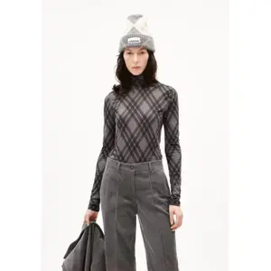 Camiseta de manga larga para mujer ARMEDANGELS Graziliaa Argyle image-1