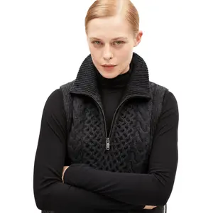 Jersey sin mangas mujer ARMEDANGELS Olaiaas Cable image-4