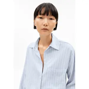 Vrouwenblouse ARMEDANGELS Maalgaa Lino Striped image-4