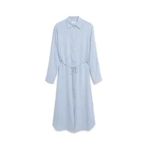 Hemdkleid Damen Armedangels Mathaa Lino Stripes