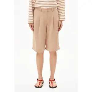 Kurze gemischte Leinendamenhose ARMEDANGELS Namaal Lino image-1