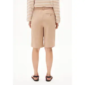 Kurze gemischte Leinendamenhose ARMEDANGELS Namaal Lino image-2