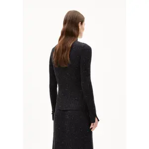 Saltador feminino ARMEDANGELS Alaania Tweed image-3