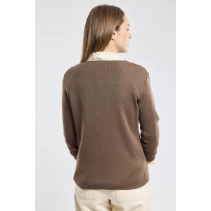Women's V-Neck Cardigan Armor-Lux image-1