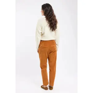 Calças chino de veludo elástico para mulher Armor-Lux image-1