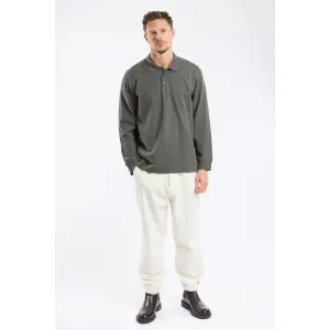 Polo de manga larga de piqué pesado Armor-Lux image-1