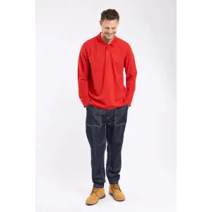 Polo de manga larga de piqué pesado Armor-Lux image-1