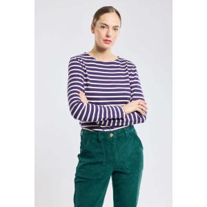 Dámské pruhované dlouhý rukáv tričko Armor-Lux Heritage Bio Gots image-1