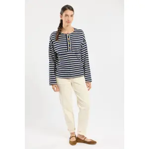 Camiseta de manga larga de rayas para mujer Armor-Lux Heritage Bio Gots image-1