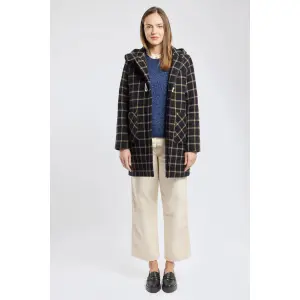 Abrigo de cuadros con capucha mujer Armor-Lux image-1
