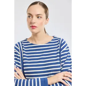 Striped long-sleeve boat neck t-shirt for women Armor-Lux image-3