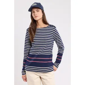Striped long-sleeve boat neck t-shirt for women Armor-Lux image-1