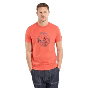 Koszulka z nadrukiem koła ratunkowego Armor-Lux image-0