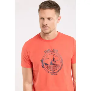 Koszulka z nadrukiem koła ratunkowego Armor-Lux image-2