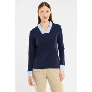 Camiseta de manga larga para mujer Armor-Lux Trompe L'oeil Salome image-1