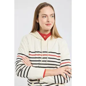 Sudadera con capucha de rayas Armor-Lux image-3