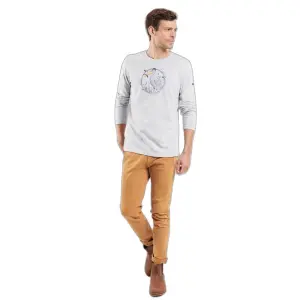 T-shirt sérigraphié manches longues Armor-Lux image-0