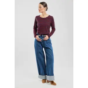 Women's long-sleeved sailor T-shirt Armor-Lux Plozevet image-1