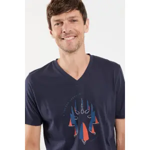 T-shirt col V Armor-Lux image-2