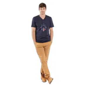 T-shirt col V Armor-Lux image-0
