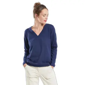 T-shirt col V femme Armor-Lux image-1