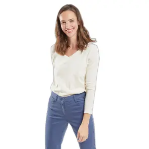 T-shirt col V femme Armor-Lux image-1