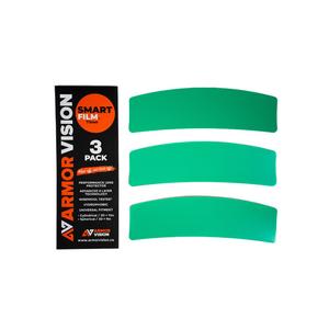 Motorcycle helmet screen protector Armor Vision Films Univ Hydrophobe (x3) image-1