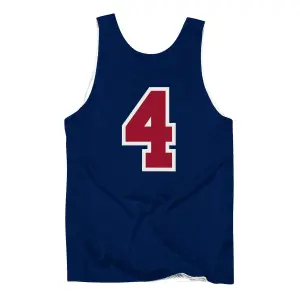 Camiseta auténtica del equipo USA reversible practice Christian Laettner image-2
