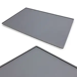 Tapis pour gamelle à bord surelevé en silicone chiens et chats Arquivet image-0