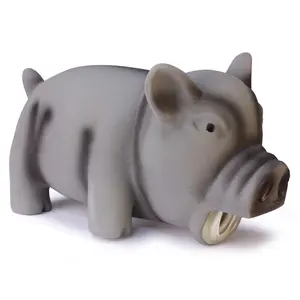 Iberische varkens latex hondenspeelgoed met pieper Arquivet image-0