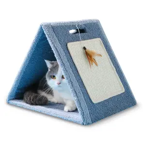 Faltbarer Katzenkratzbaum Dreieck Arquivet image-0