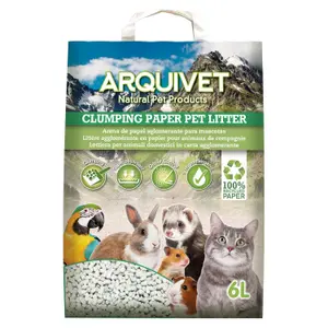 Clumping cat litter made from recycled paper Arquivet image-0