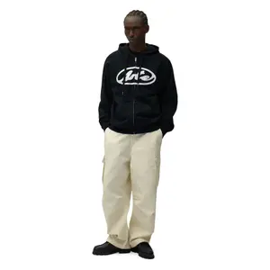 Zip-up sweatshirt Arte Antwerp Circle Logo