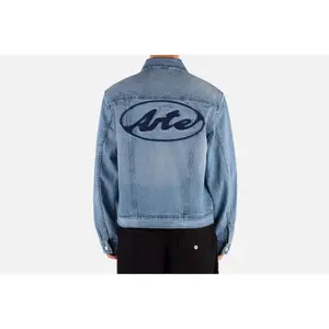 Denim jacket Arte Antwerp Circle Logo image-1