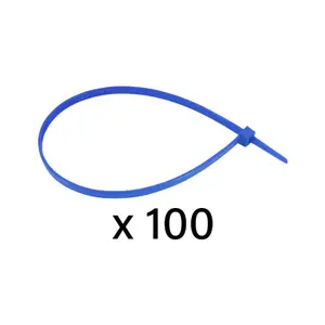 Pack of 100 nylon clamps Artein Rilsan image-0