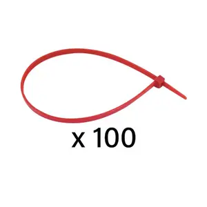 Lot de 100 colliers de serrage nylon Artein Rilsan image-0