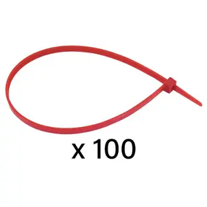 Set mit 100 Nylon-Kabelbindern Artein Rilsan image-0