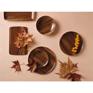Flacher Teller Arthur Krupp Wood Essence (x4) image-5