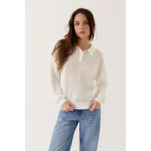 Women's long-sleeved polo shirt Artlove Cleola image-1