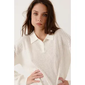 Women's long-sleeved polo shirt Artlove Cleola image-3