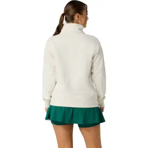 Sudadera con media cremallera mujer Asics Court Core Graphic image-1